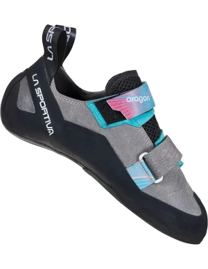 La Sportiva Aragon Klimschoenen Indoor Dames (Maat - 36,5, Kleur - Clay / Hibiscus)