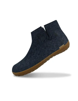 Glerups Boot with Natural Rubber Sole (Maat - 42, Kleur - Denim)