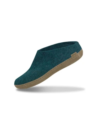 Glerups Slip-On with Leather Sole (Maat - 43, Kleur - Petrol)