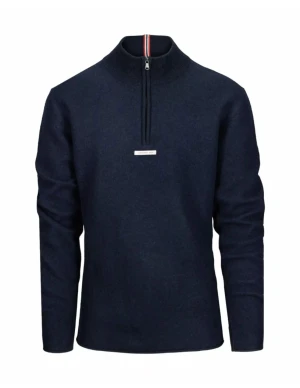 Amundsen Boiled Half Zip Heren (Maat - M, Kleur - Faded Navy)