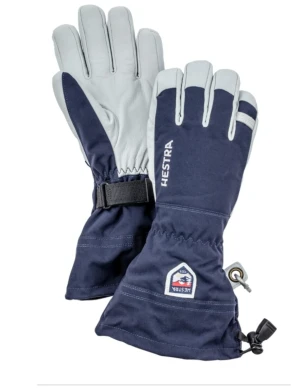 Hestra Heli Ski Dames Handschoen Wintersport (Maat - 8, Kleur - Navy/Offwhite)