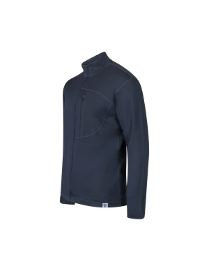 Carl Denig men's 240 Merino Jacket Full Zip (Maat - L, Kleur - Navy)