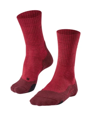 Falke TK2 Explore Wool Dames Wandelsokken (Maat - 39-40, Kleur - Scarlet)