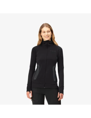 Norrøna Norrona Falketind Power Grid Zip Hood Dames (Maat - L, Kleur - Caviar black)