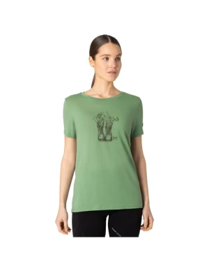 Supernatural Blossom Boots Tee Women´s (Maat - XL, Kleur - Loden Frost/Stone Grey)