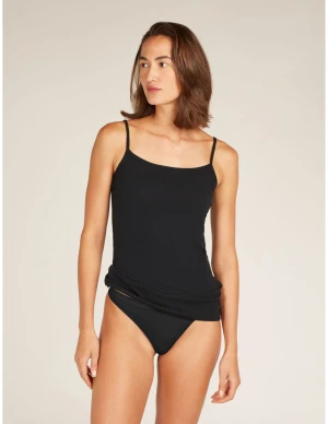 Icebreaker Siren Merinowol Singlet Dames (Maat - XL, Kleur - BLACK)