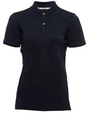 Aclima LeisureWool Pique Poloshirt Dames (Maat - L, Kleur - Navy Blazer)