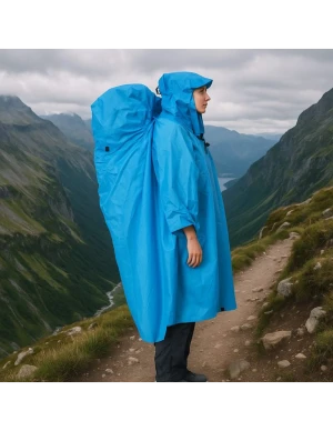 Lowland Backpack Poncho (Maat - L, Kleur - Royal Blue)
