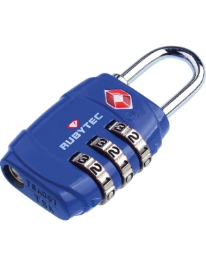 Rubytec Migrator TSA 3 Dial Luggage Lock (Maat - OS, Kleur - BLUE)