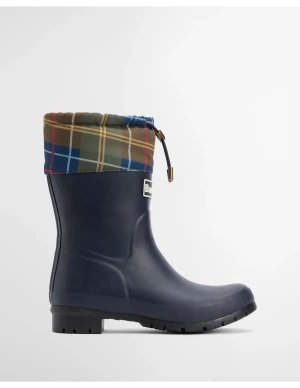 Barbour Mowbray Mid Welly Regenlaarzen (Maat - 4, Kleur - Navy/Classic Tartan)