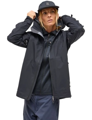 Haglofs L.I.M Airak GTX Regenjas Dames (Maat - S, Kleur - True black)