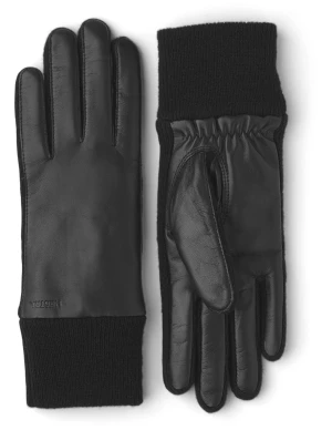 Hestra Jeanne Handschoen Dames (Maat - 7, Kleur - BLACK)