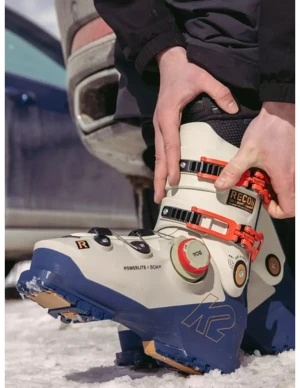 K2 RECON 120 BOA Skischoen (Maat - 275, Kleur - White/Blue)