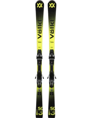 Völkl Racetiger SC Vmotion3 + VMotion 12 (Maat - 172, Kleur - Black/Yellow)