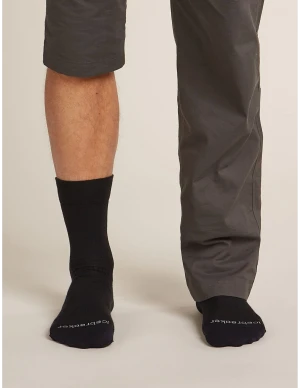 Icebreaker Hike+ Liner Crew Sok Heren (Maat - L, Kleur - BLACK)