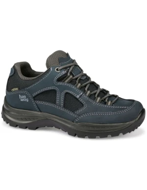 Hanwag Gritstone II Wide Lady GTX Wandelschoen (Maat - 5, Kleur - Navy/Asphalt)