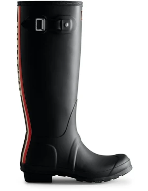 Hunter Tri-Colour Tall Wellington Boots Dames (Maat - 39, Kleur - BLACK)