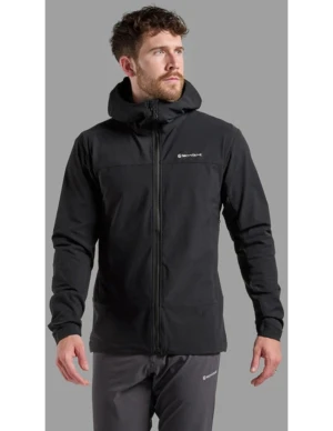 Montane Tenacity Hoodie Sofshell Heren (Maat - L, Kleur - BLACK)