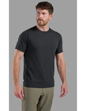 Montane Alhena Merino Blend T Shirt Heren (Maat - S, Kleur - BLACK)