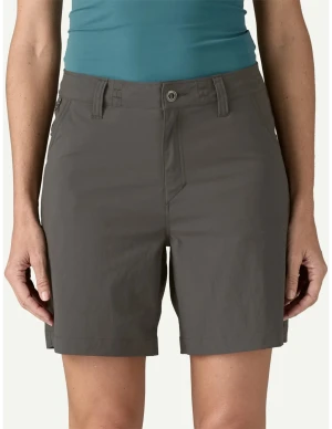 Patagonia Quandary Shorts - 7 in.Dames (Maat - 8, Kleur - Forge Grey)