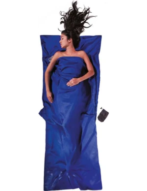 Cocoon TravelSheet Silk (Maat - 220 x 90 cm, Kleur - Ultramarine blue)