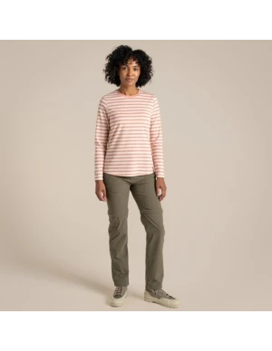 Craghoppers NosiLife Akona LS Top Dames (Maat - 16, Kleur - Clay Stripe)