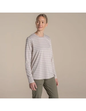 Craghoppers NosiLife Akona LS Top Dames (Maat - 16, Kleur - OysterStripe)