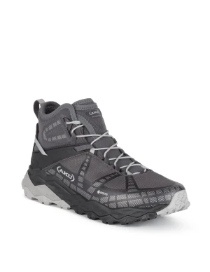 AKU Flyrock Mid GTX Wandelschoen Dames (Maat - 6, Kleur - Black/Silver)