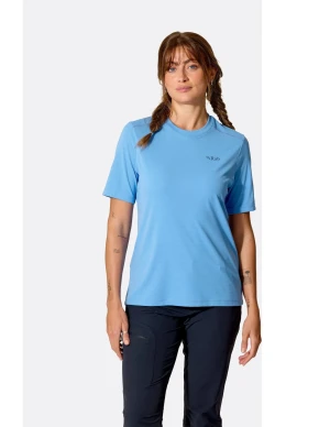 Rab Force Tee Dames (Maat - 10, Kleur - Bluebird)
