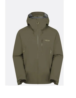 Rab Downpour Mountain Waterdichte Jas Heren (Maat - L, Kleur - Army)