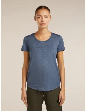 Icebreaker Sphere III Scoop Top Dames (Maat - XL, Kleur - Dawn Heather)