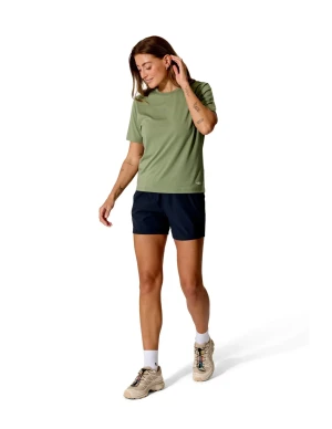 Rab Rivelin Tee Dames (Maat - 14, Kleur - Dark Fig Green)