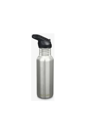 Klean Kanteen Classic Narrow met Flip Sportdop (Maat - 532 ml, Kleur - Brushed stainless)