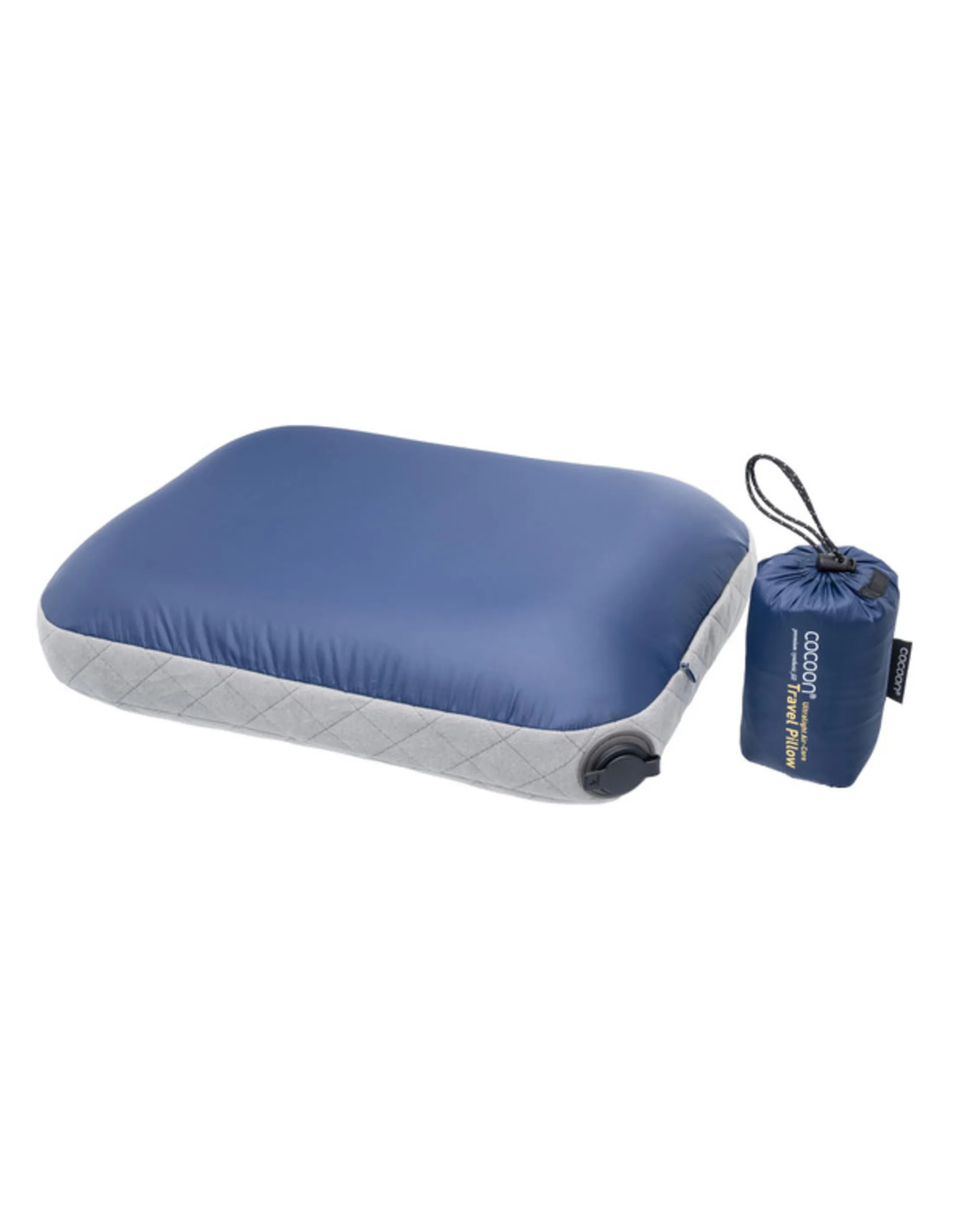Cocoon Air-Core Pillow - Ultralight (Maat - M, Kleur - Dark indigo / Grey)