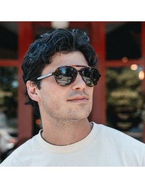 Vallon Elmore Zonnebril (Maat - OS, Kleur - Dark Tortoise / Polarized)