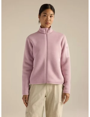 Arc'teryx Covert Cardigan Dames (Maat - L, Kleur - Alpine Rose Heather)