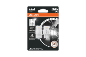 Osram Ledriving Sl W21/5w Rød (Sett)