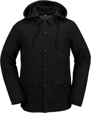 Volcom Ins Riding Flannel HEATHER BLACK M
