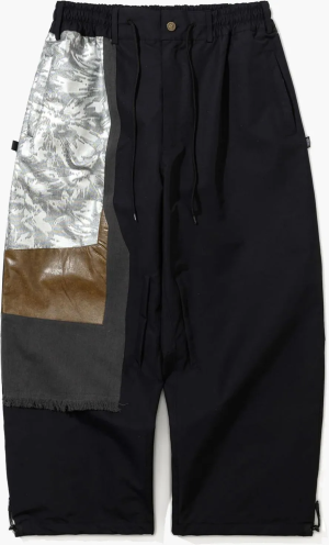 Bs Rabbit Aged Contrast Super Wide Ventilation Pants Unisex