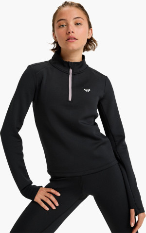 ROXY WAVES OF WARMTH TECH TOP  - ANTHRACITE - Woman