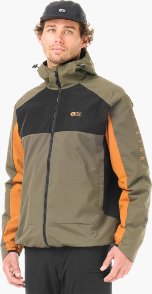 Picture Surface Insulated Jkt CAMEL COFFEE