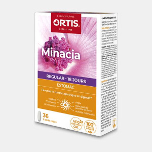 ORTIS MINACIA REGULAR 36 COMPRIMIDOS