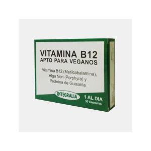 INTEGRALIA VITAMINA B12 (METILCOBALAMINA) APTO VEGANOS 30 CAP