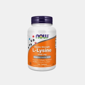 NOW L-LYSINE 1000mg 100 COMPRIMIDOS
