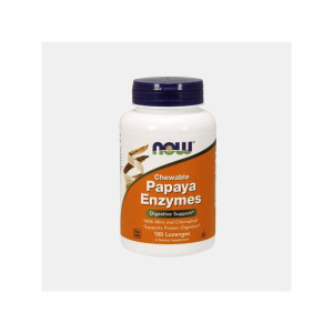 NOW CHEWABLE PAPAYA ENZYMES 180 LOSANGOS