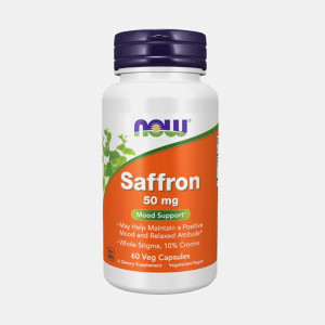 NOW SAFFRON 50mg 60 CAPSULAS VEGETAIS