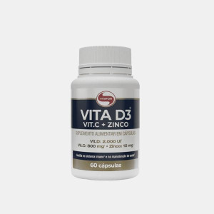 VITAFOR VITA D3 + VIT. C + ZINCO 60 CAPSULAS
