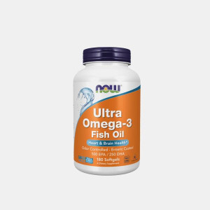 NOW ULTRA OMEGA-3 FISH OIL 180 CAPSULAS