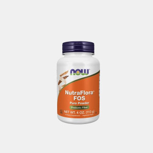 NOW NUTRAFLORA FOS PURE POWDER 113g
