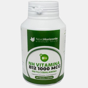NOVO HORIZONTE® NH VITAMINA B12 1000mcg 60 CAPSULAS